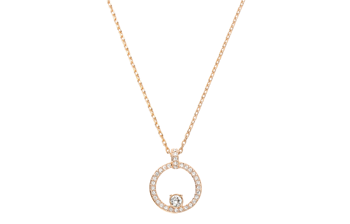Женское колье Swarovski Constella Creativity (розовое золото)