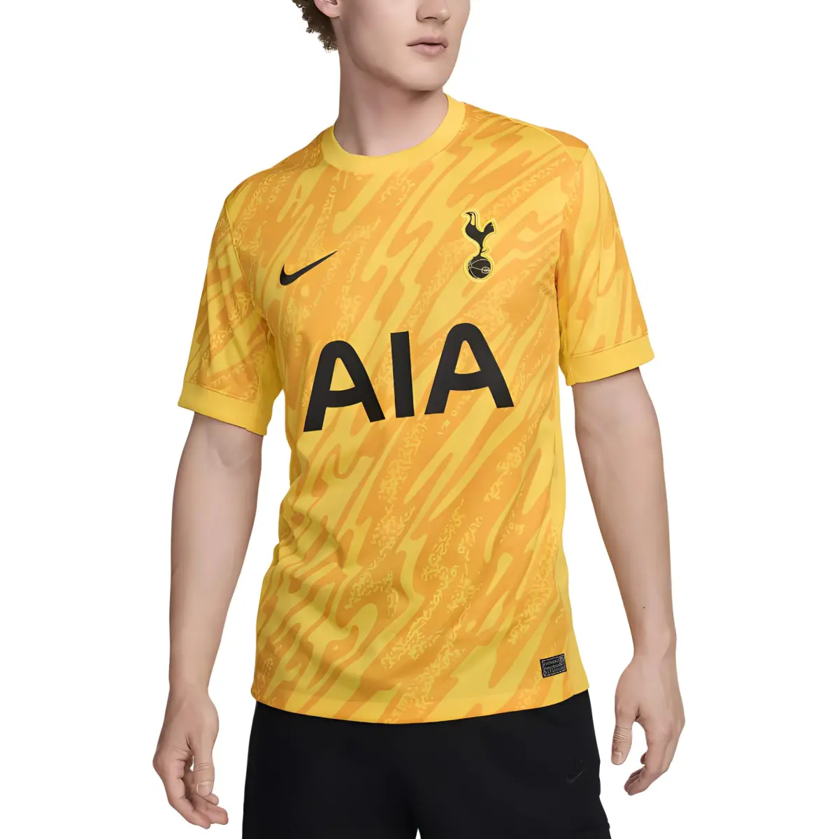 Nike Tottenham Hotspur Tottenham Hotspur Stadium Goalkeeper Short Sleeve Soccer Jersey Men's Yellow