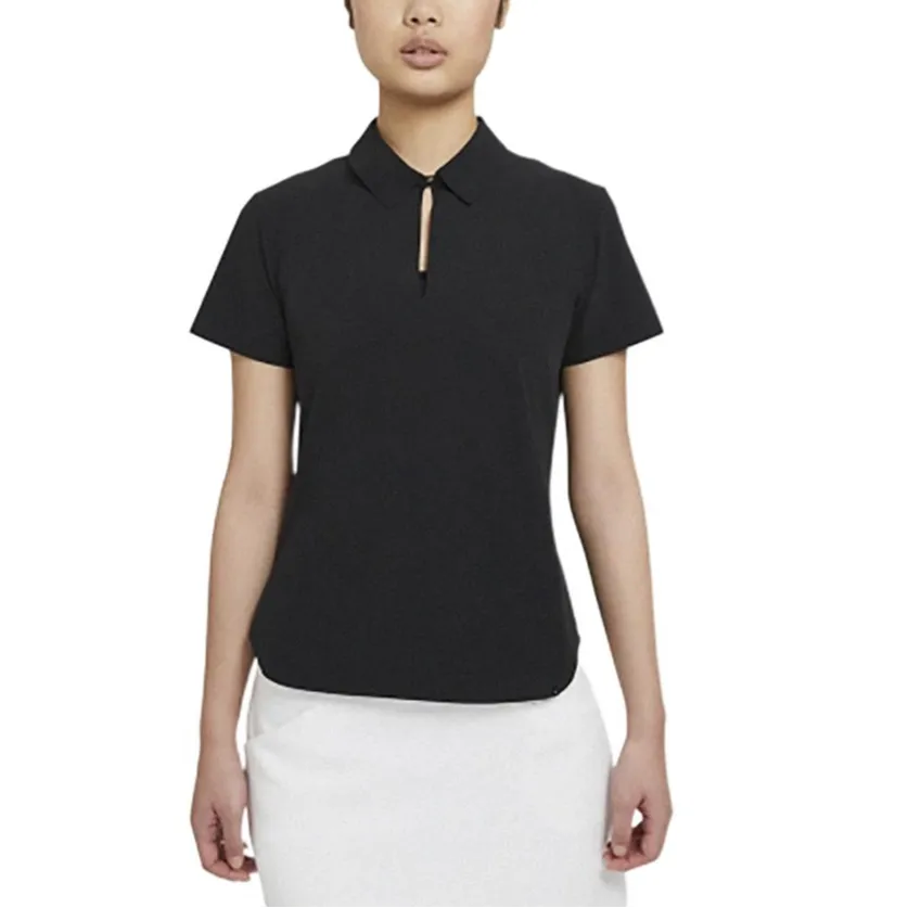 Nike Dri Fit Flex Ace Polo Shirt Women's Black
