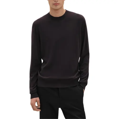 HERMES Sweater Men's Dark Brown