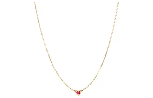 TIFFANY & CO. Karat Gold With Gemstones Necklaces Women's Gold