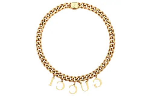 GUCCI Script Necklace
