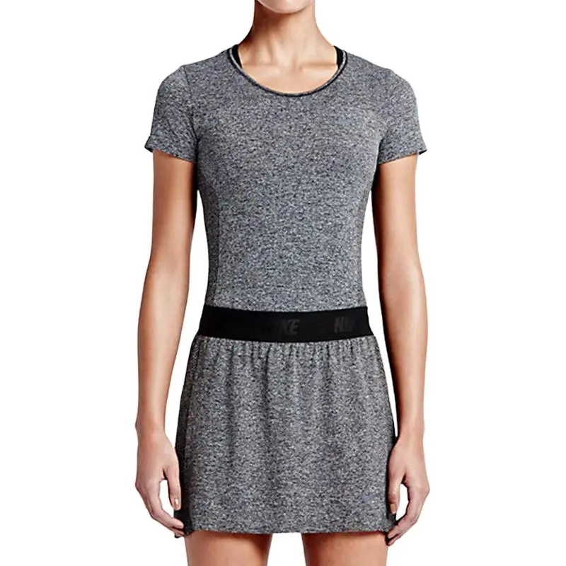 Nike T-Shirts Women's Black Crew Neck Moderate