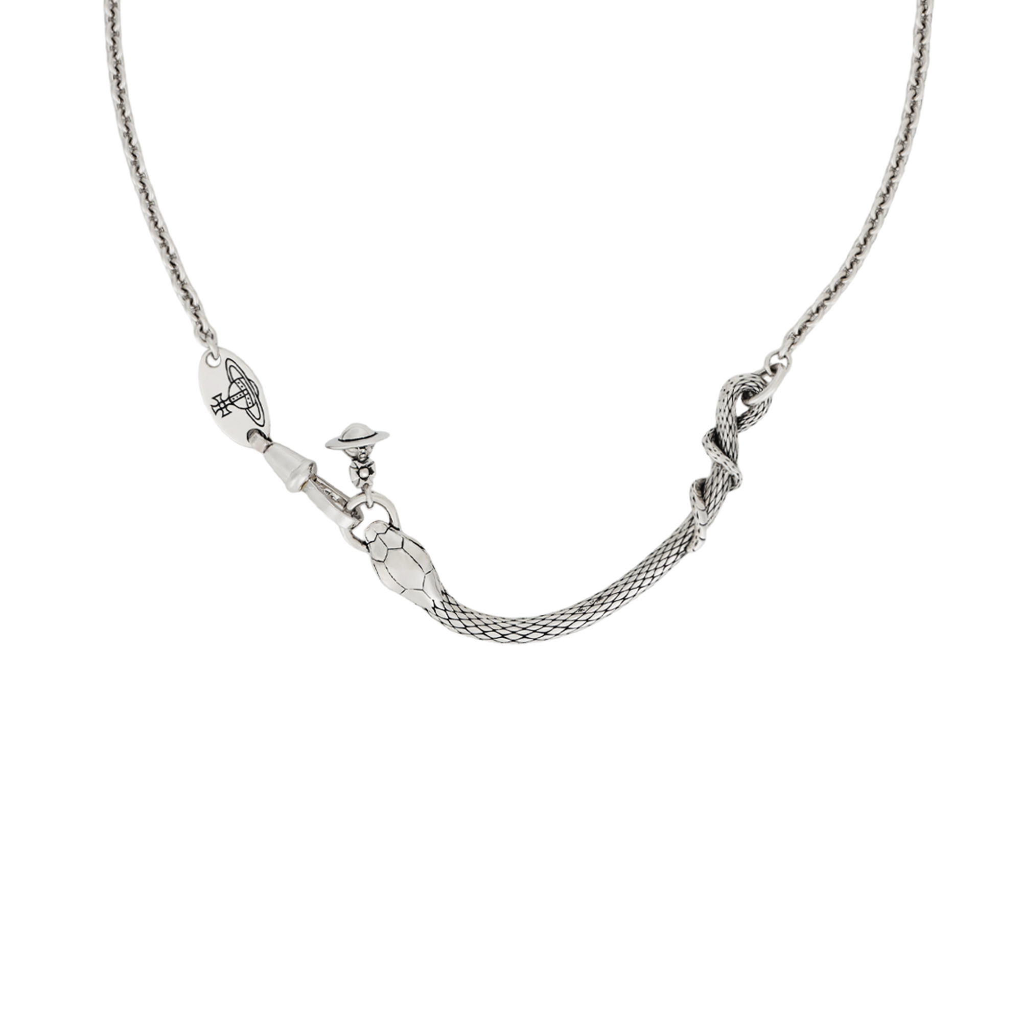 Мужское колье Vivienne Westwood Albane (серебряное)