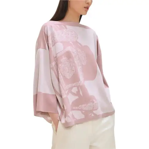 HERMES Knitwear Women's Rose Moderate
