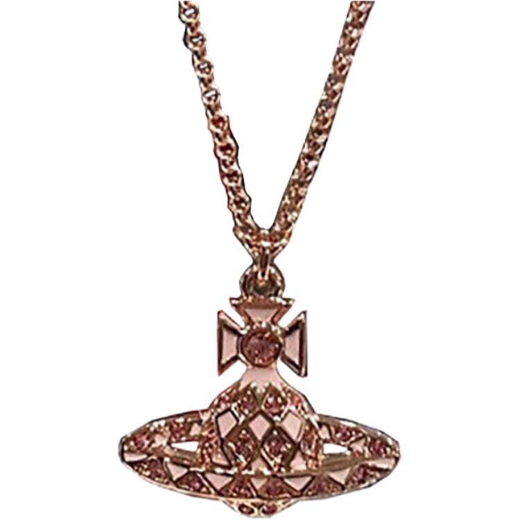 Женская подвеска Vivienne Westwood Planet (розовая)