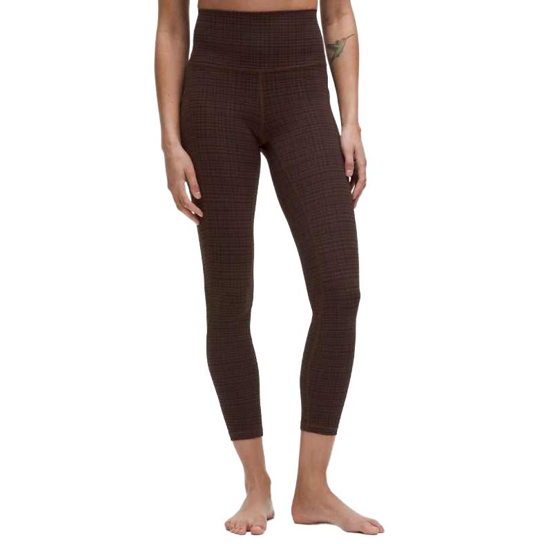 Lululemon AlignNulu™ Yoga Pants 25′ Women’s Glowing Mesh Lava Cake Multicolor Lava Cake