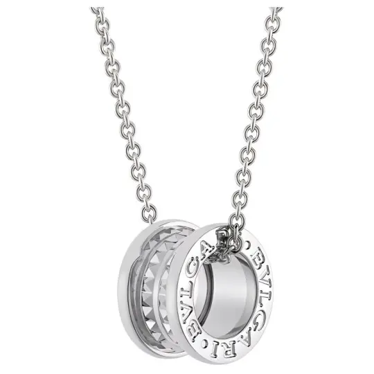 BVLGARI Save The Children Charity Collection 925 Sterling Silver Necklaces Unisex Silver