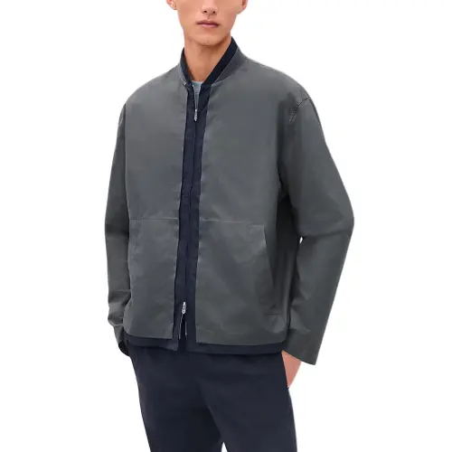 HERMES SS25 Jackets & Coats Men's Dark Gray