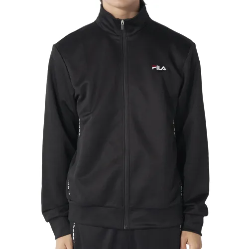 FILA Jackets Men's Black Stand Collar Moderate Other