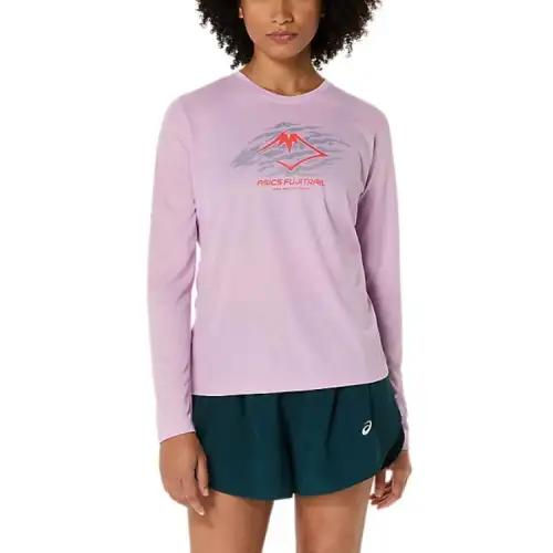 Asics FUJITRAIL Regular T Shirt Women's Purple