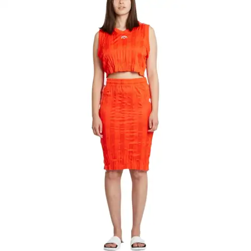 Adidas Originals Alexander Wang Collaboration Casual Short Skirts Women's Orange