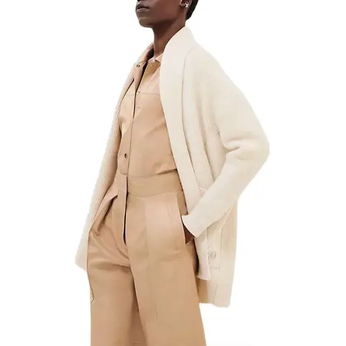 HERMES Cashmere Sweater Women's White