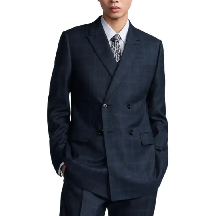 DIOR SS24 Business Suit Coat Men's Blue