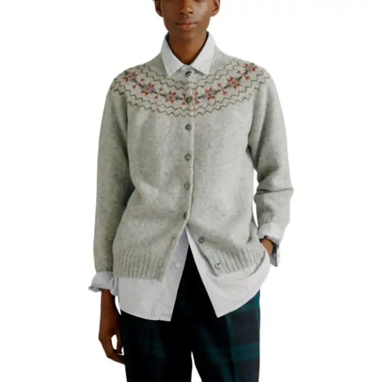 ASICS Sweaters Women's Gray Moderate Cardigan