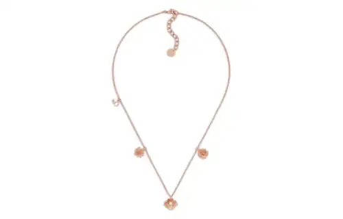DIOR Metal Necklaces Women's Rose Gold