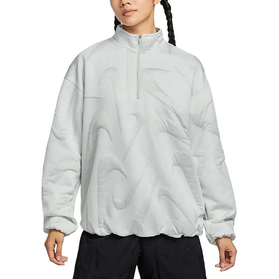 Nike Sportswear Sweatshirt Women's Birch Heather/Light Silver Gray