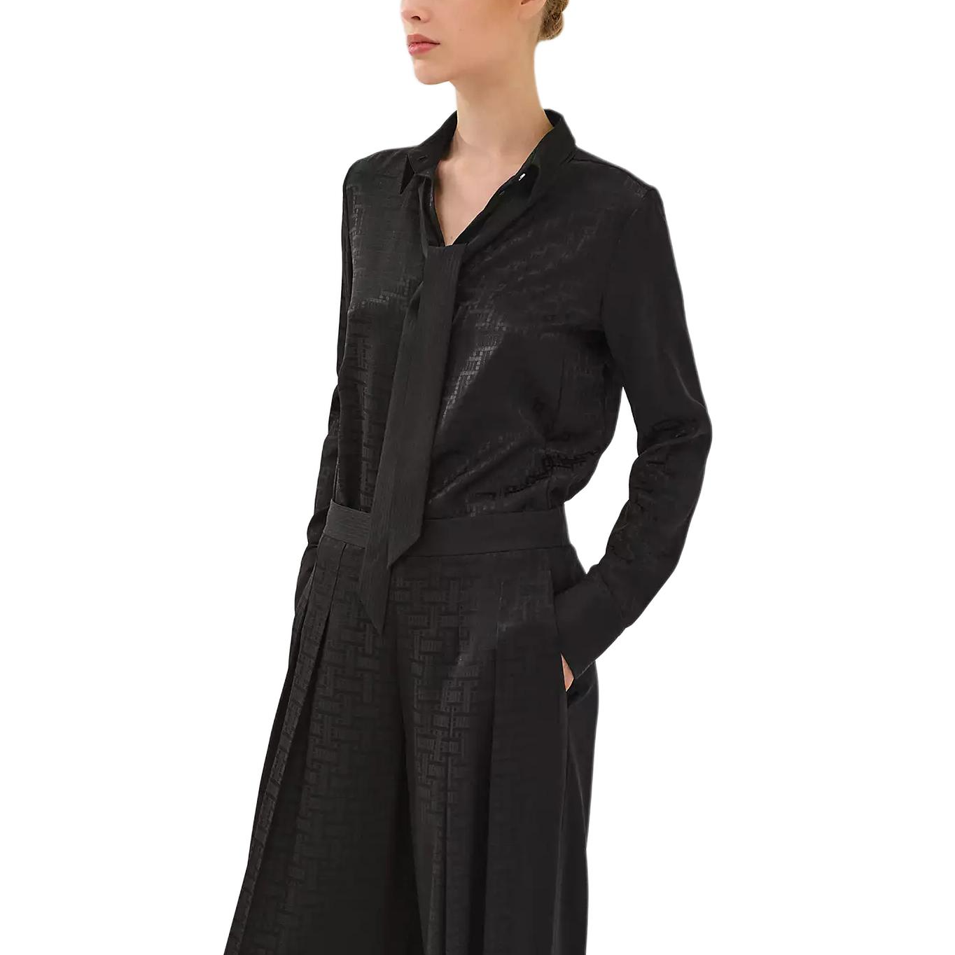 Женская рубашка Hermes HERMES FW25 (черная)