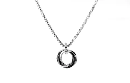 Guuka Stainless Steel Necklaces Unisex Silver