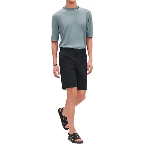 HERMES Casual Shorts Men's Black