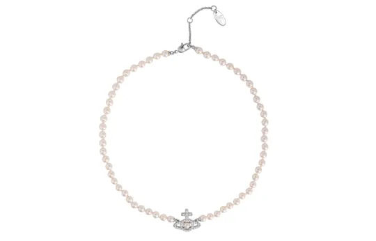 Vivienne Westwood Mini Bas Relief pearl necklace