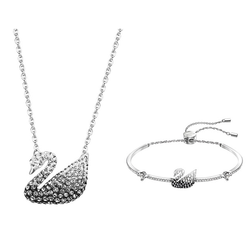 Женский комплект украшений Swarovski Swarovski Iconic Swan (серебристый)