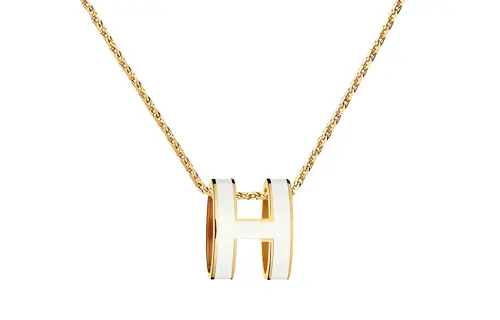 HERMES POP H Alloy Necklaces Women's