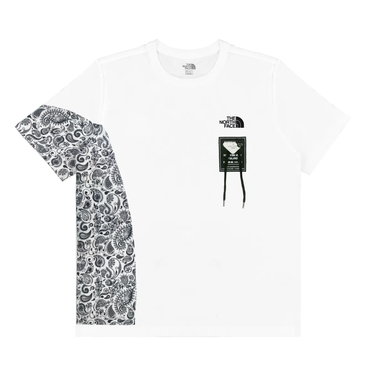 THE NORTH FACE T-Shirts Unisex White Crew Neck Moderate Straight Fit