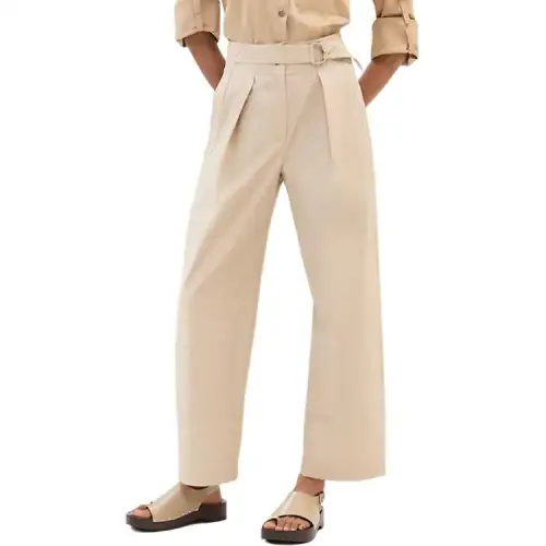 HERMES Casual Pants Women's Beige