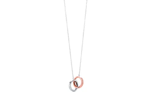 TIFFANY & CO. Tiffany 1837® Series Interlocking Circle Simple 925 Silver Necklace Women's