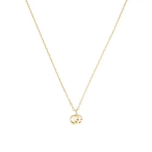 GUCCI GG Running 18K Gold 18K Gold Necklaces Women's Gold