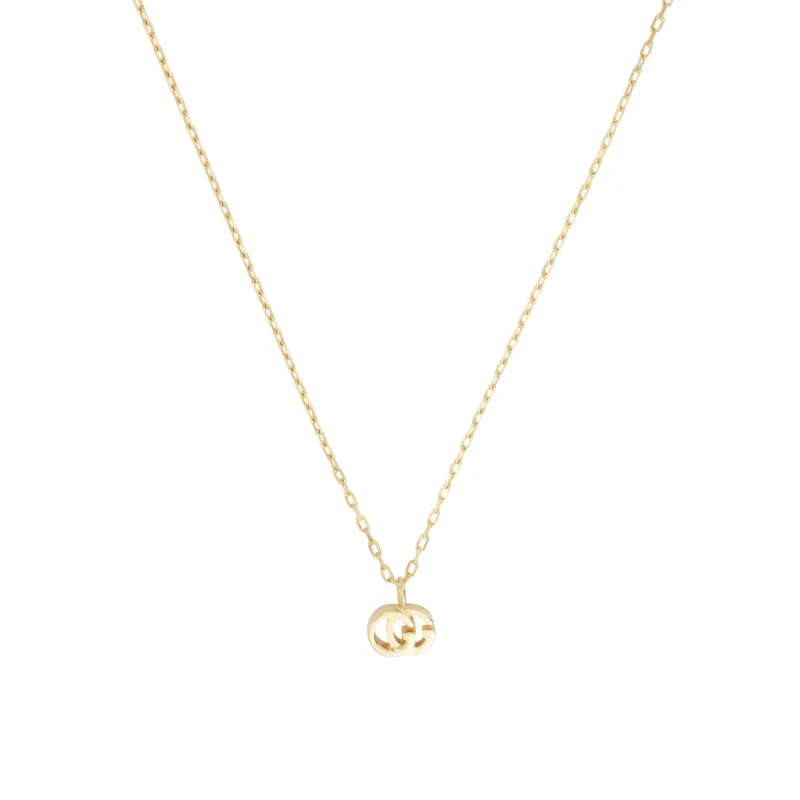 GUCCI GG Running 18K Gold 18K Gold Necklaces Women's Gold