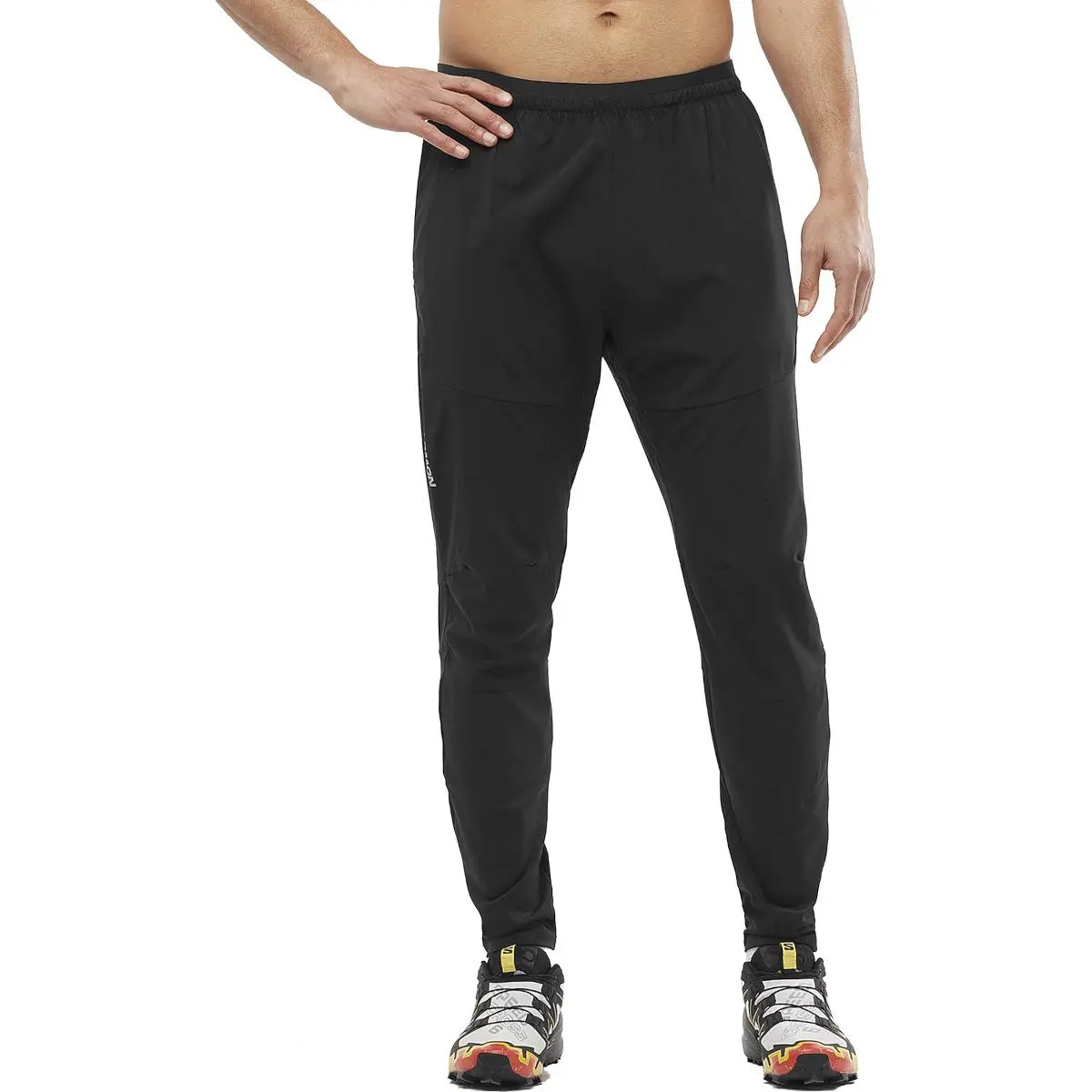 SALOMON CROSS Running Pants Men's Black