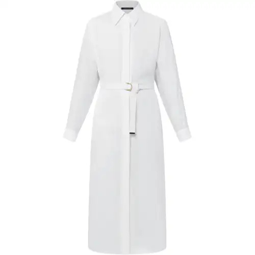 LOUIS VUITTON Long Sleeved Dress Women's White