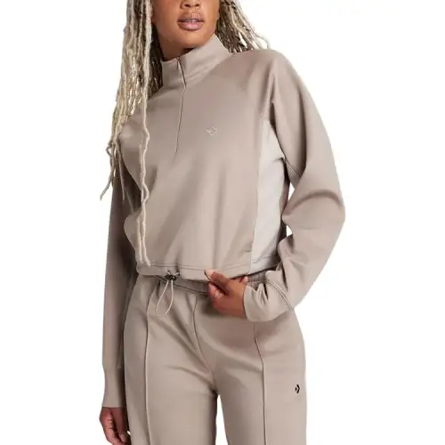 Converse Cropped Fleece Turtleneck