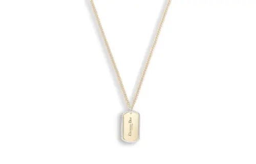 DIOR Brass Necklaces Men's Gold
