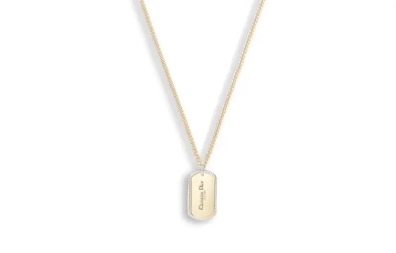 DIOR Brass Necklaces Men's Gold