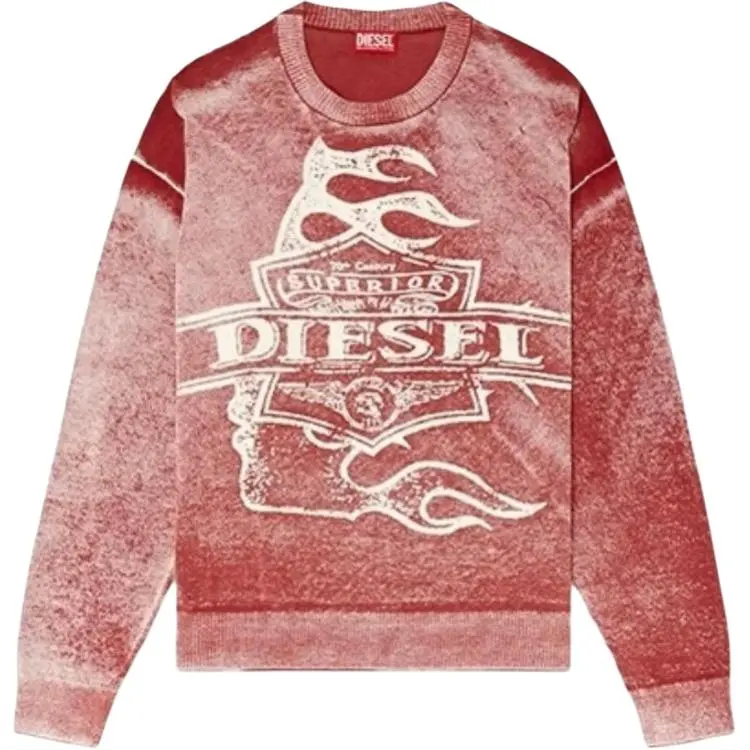 DIESEL SS25 Sweatshirt Men's Red