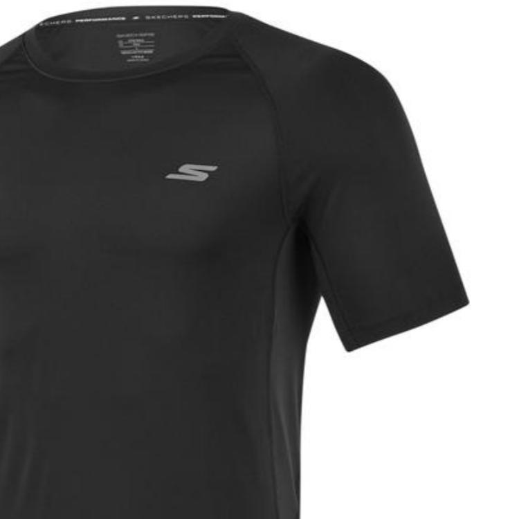 Skechers T Shirt Men’s Carbon Black
