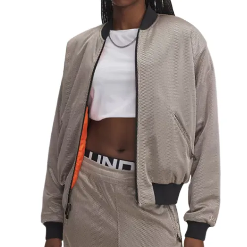 Under Armour Jackets Women's Autumn Umber Crew Neck Moderate Other