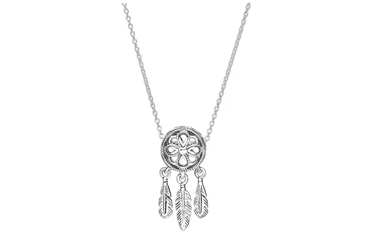 Pandora 925 Sterling Silver Necklaces Women's Silver