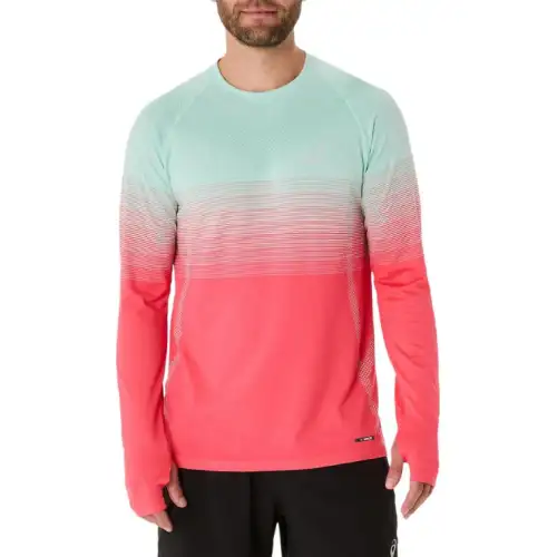 ASICS T Shirts Men's Coral Crew Neck