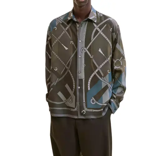 HERMES FW24 Jackets & Coats Men's Khaki