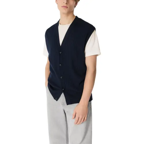Bottega Veneta V Neck Sleeveless Knitted Gilet
