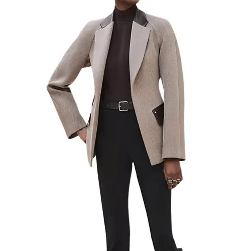 HERMES FW24 Jackets & Coats Women's Light Brown