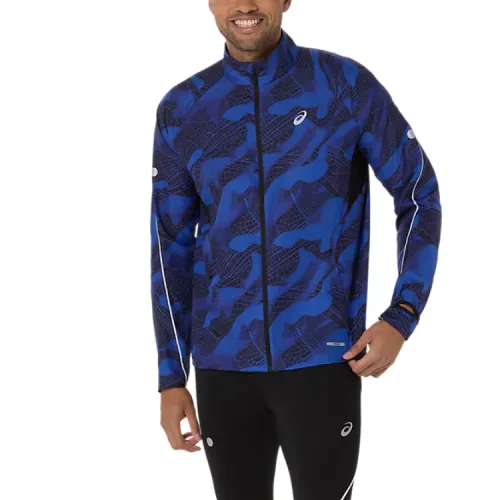 ASICS ROAD Jackets Men's Black Blue Turtleneck Moderate Other
