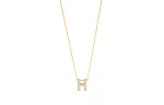 HERMES POP H Necklaces Women's Gold Chain