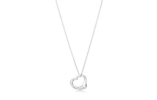TIFFANY & CO. Elsa Peretti® Diamond Necklaces Women's Silver