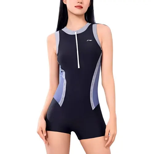 Li Ning One piece Swimsuit Women's Dusk Blue