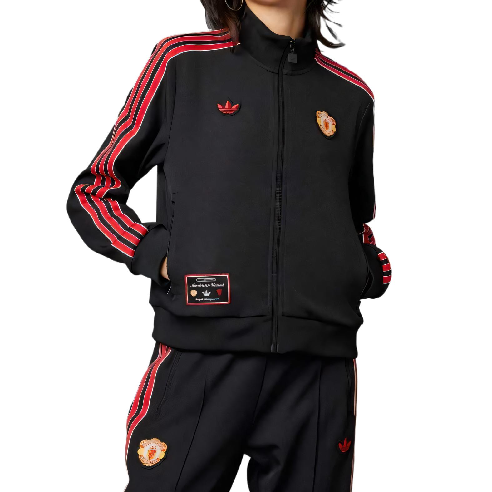 Adidas Free Shipping With AdiClub Manchester United Terrace Icons Track Top
